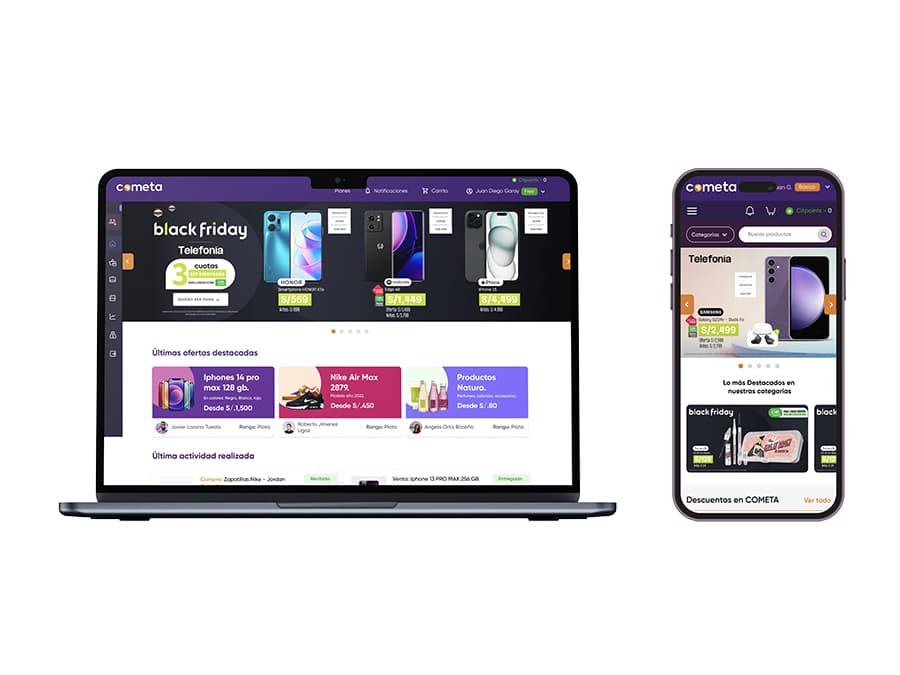 Plataforma SASS multi nivel de productos