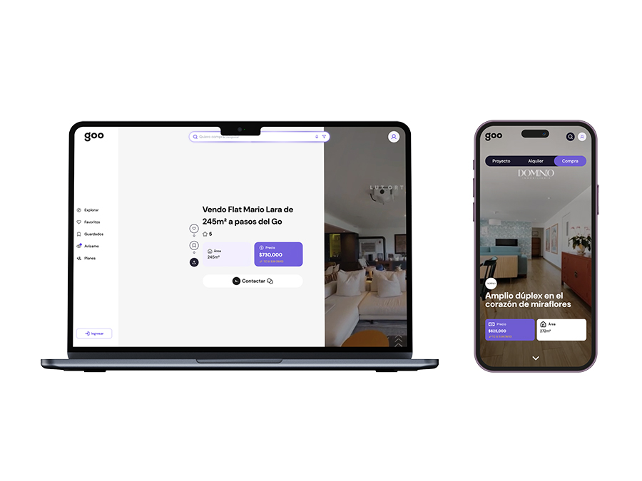 Plataforma inmobiliaria con integración de video y IA